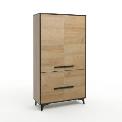 Schlafzimmerschrank Stoff Kleiderschrank Garderobenschrank Holzwerkstoff