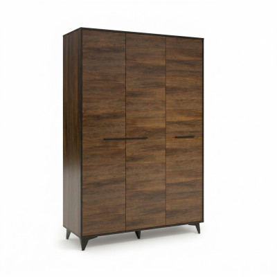 Kleiderschrank Stoff Garderobe mit Kleiderstange Schlafzimmerschrank