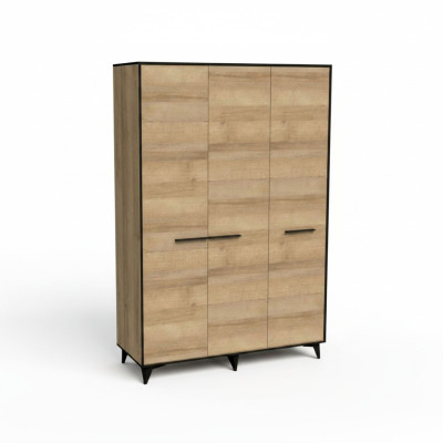 Garderobenschrank Kleiderschrank mit Kleiderstange Stoff Mehrzweckschrank