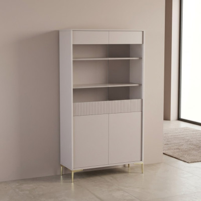 Vitrinenschrank Anrichte Vitrine Glasvitrine Schrank Standvitrine Regal
