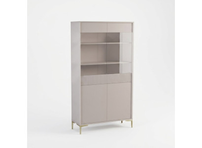 Vitrinenschrank Anrichte Vitrine Glasvitrine Schrank Standvitrine Regal
