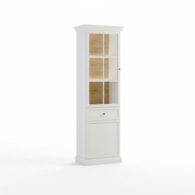 Vitrinenschrank Regalschrank Buffet Schrank Anrichte Glasfront Schublade
