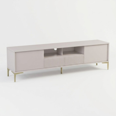 TV Lowboard TV Schrank Board Fernsehschrank Sideboard Modern Edelstahl