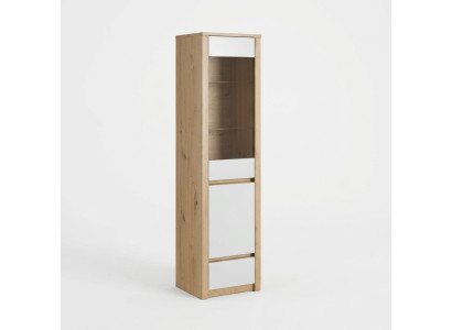 Schrank Vitrinenschrank Buffet Regalschrank Glasfront Glas-Regalböden