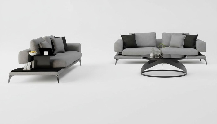 Sada pohovek do obývacího pokoje v moderním a stylovém designu