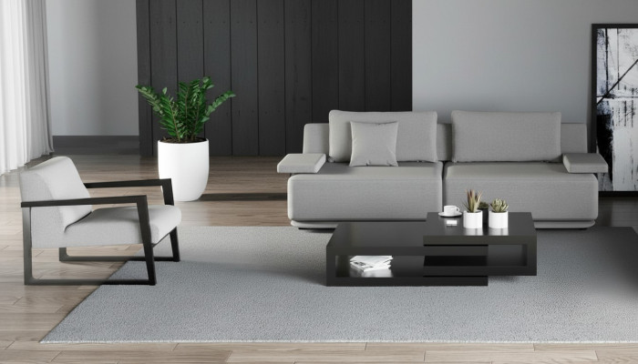 Sofa mit Sessel für das Wohnzimmer Eleganz bis ins Detail
