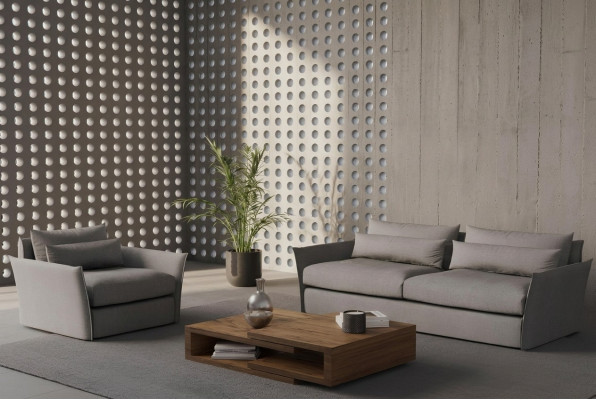Sofa s křeslem v moderním stylu do obývacího pokoje