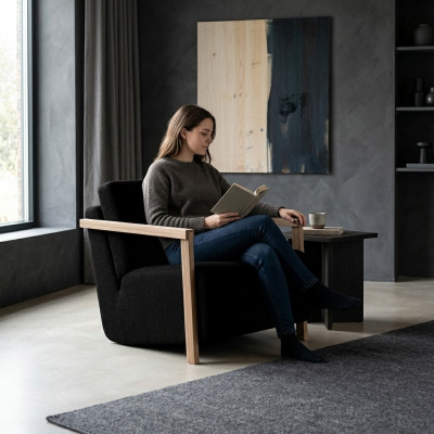 Sessel in stilvollem Design Moderne gemütliche Klassiker