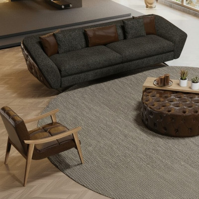 Wohnzimmerset Sofa, Sessel und Couchtisch in modernem Design