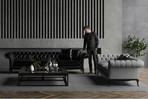 2x Pohovka s moderním elegantním designem do vašeho obývacího pokoje