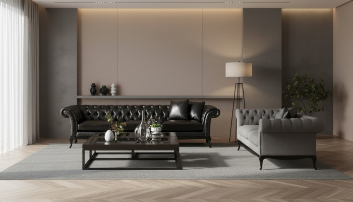2x Pohovka s moderním elegantním designem do vašeho obývacího pokoje