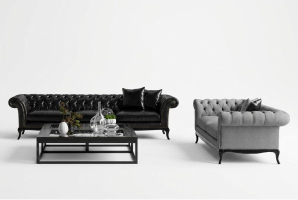 2x Pohovka s moderním elegantním designem do vašeho obývacího pokoje