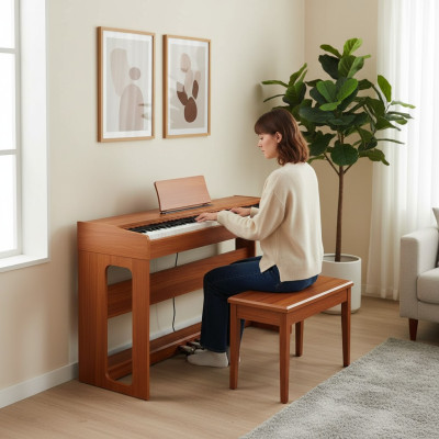 Digitalpiano Piano Stage Klavier Braunes Heimklavier Klaviere