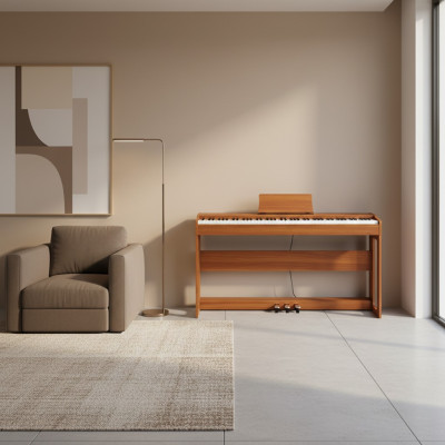 Digitalpiano Piano Stage Klavier Braunes Heimklavier Klaviere