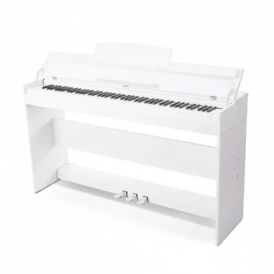 Digitales Klavier Piano Heimklavier Digital Keyboard 137cm Weiß