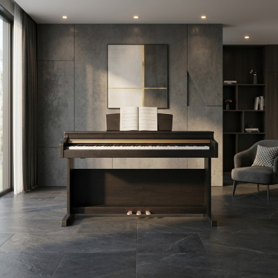 Digitální piano do domácnosti Klávesnice digitální 137cm Černé