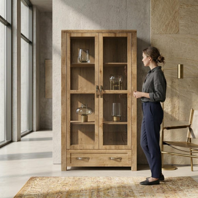 Buffetschrank Küchenbuffet Vitrinenschrank Glasvitrine Küchenanrichte