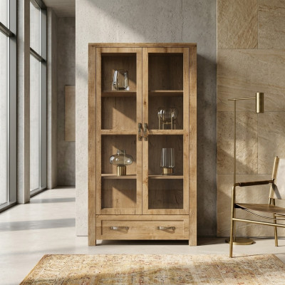 Buffetschrank Küchenbuffet Vitrinenschrank Glasvitrine Küchenanrichte