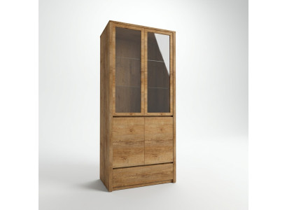 Buffet Vitrinenschrank Vitrine Küchenanrichte Schrank Glasfront Schublade
