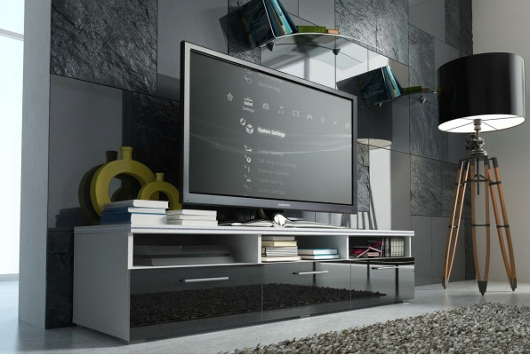 Ein stilvoller TV-Schrank aus Holz für Ihr Wohnzimmer im modernen Stil