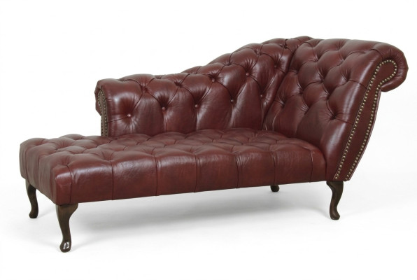 Chesterfield Liege Chaiselongues Couch Sofa Ledersofa Textil mit Kristallen NEU