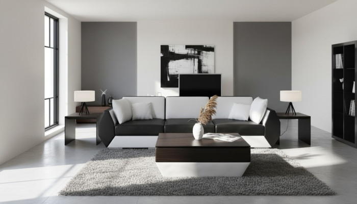 Ledersofa Couch Wohnlandschaft 3+3 Sitzer Garnitur Design Modern