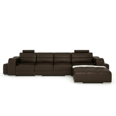 LEDERSOFA ECKSOFA COUCH DESIGNER PISA WOHNLANDSCHAFT COUCH SOFA L FORM BETA NEU