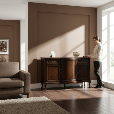 Klasická komoda Komody Skříň s komodami Antique Style Kancelářský sideboard Skříň