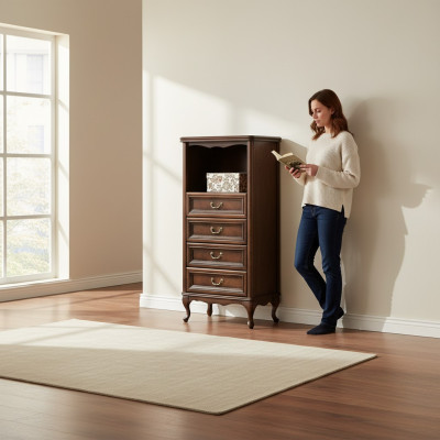 Klassische Kommode Hochschrank Sideboard Kommoden Kommodenschrank - Model W-Ksz