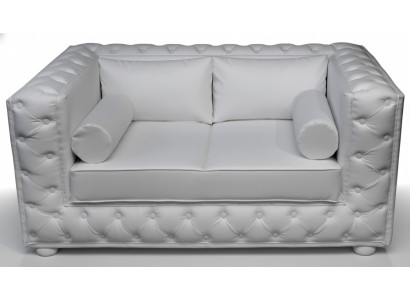 Chesterfield Couch Sofa Garnitur 3 Sitzer Polster Leder Sofas Couchen Neu A922