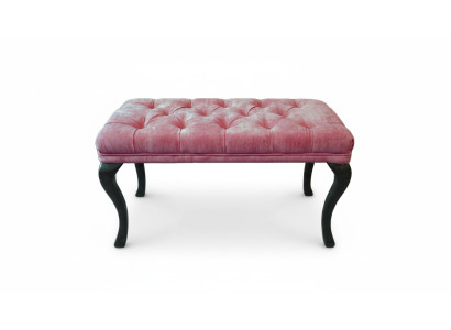 Chesterfield Hocker Beistellhocker Ottomane Couch Leder Stoff TORBAY II Neu