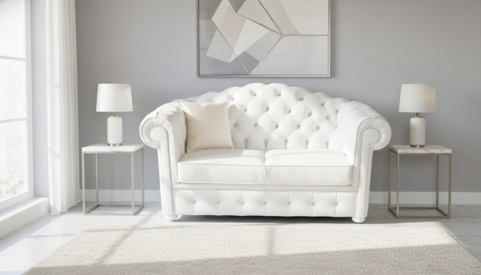 Chesterfield 3 Sitzer mit Bettfunktion Sofa Couch Polster Garnitur Couchen Neu!!