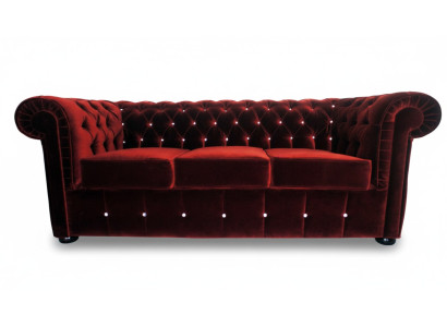 Chesterfield pohovka gauč čalouněný designový 3místný komplet pohovek nový CHESTER 4