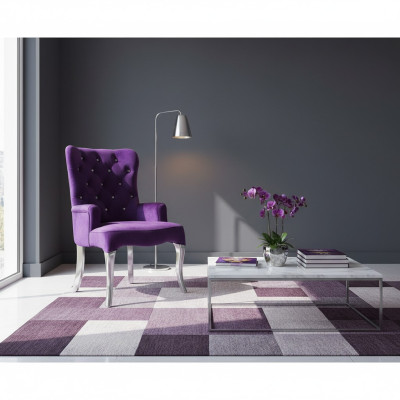 Designer Sessel Samt Sofa Lounge Club Sofa mit Kristallsteinen Stuhl Stühle Neu