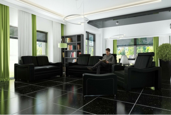 LEDROVÁ SOFA DESIGN SOFA SOFÁ GARNITURA 3 + 2 + 1 SOFA GARNITURA GARNITURA PROSEDACÍCH MÍST