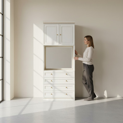Element Model V2D-05-L für Begehbarer Schrank Kleiderschrank Italienische Möbel