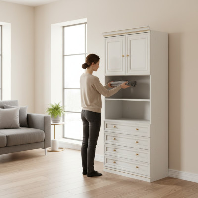 Element Model V2D-05 für Begehbarer Schrank Kleiderschrank Italienische Möbel