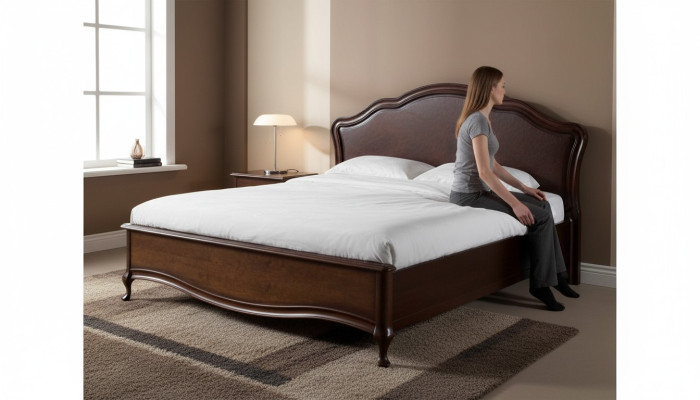Bett Ehebett Chippendale Doppelbett Königsbett Kolonial Schlafzimmer Model V-P-N