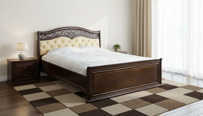Bett Ehebett Doppelbett Chippendale Schlafzimmer Königssbett- Model V-A