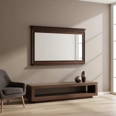 Klasické designové zrcadlo Velké zrcadlo na zeď Retro venkovský dům - Model V-zrcadlo