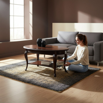 Klassischer Couchtisch aus Massivholz Couchtisch Tisch Tische Neu - Model V-6