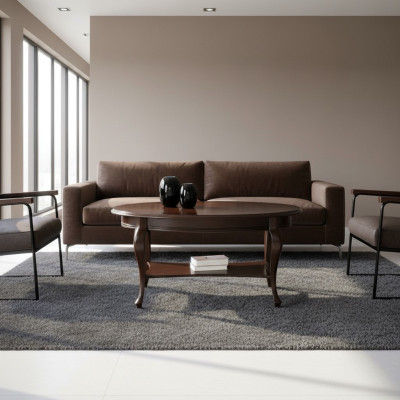 Klassischer Couchtisch aus Massivholz Couchtisch Tisch Tische Neu - Model V-6