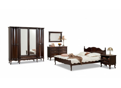 Italienische Stil Schlafzimmer Komplett Möbel Bett Nachttisch Schrank Kommode 1