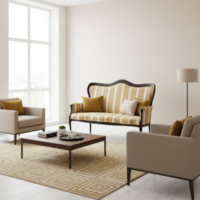 Klassisches Sofa Italienische Möbel Chesterfield Sofas Couch Garnitur W-Sofa2