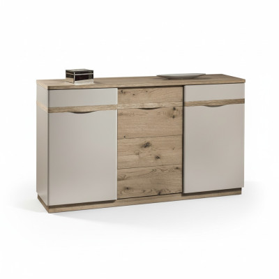 Klassische Kommode Vitrine Kommoden Vitrinen Kommodenschrank Schrank Como CM-K3