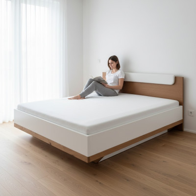 Klassisches Bett Betten Ehebett Doppelbett Holzbett Landhaus - Model CM-B1