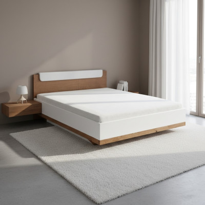 Klassisches Bett Betten Ehebett Doppelbett Holzbett Landhaus - Model CM-B1