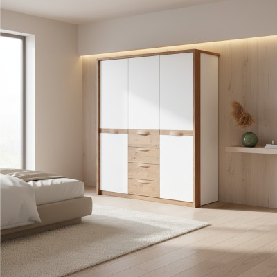 Klassische Schränke Schlafzimmermöbel Kleiderschrank Holzschrank - CM-3D