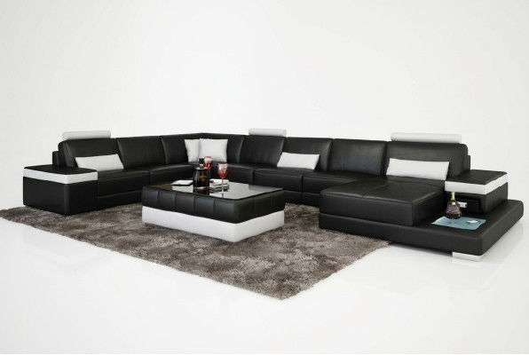 Design XXL Ledersofa 