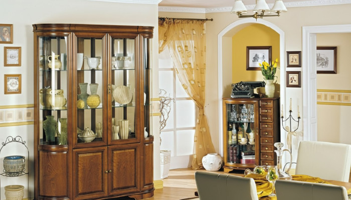Klassiches Vitrine Kommode Vitrinen Kommoden 2 Vitrinen Landhaus Royal Zefir 2